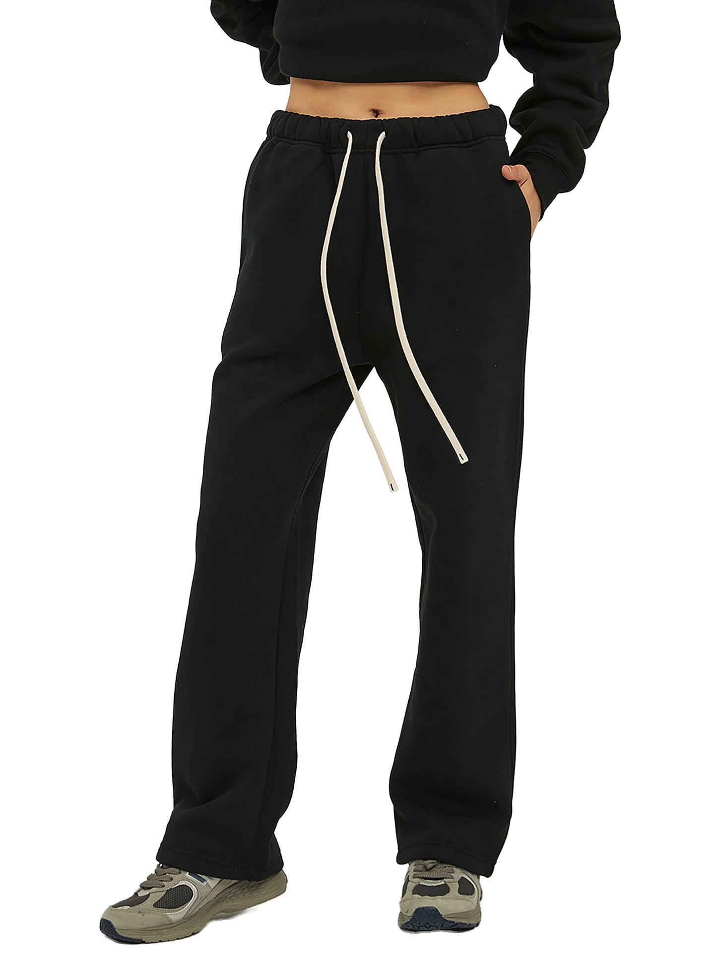 EDEN GREEN SET APART STRAIGHT LEG SWEATPANTS