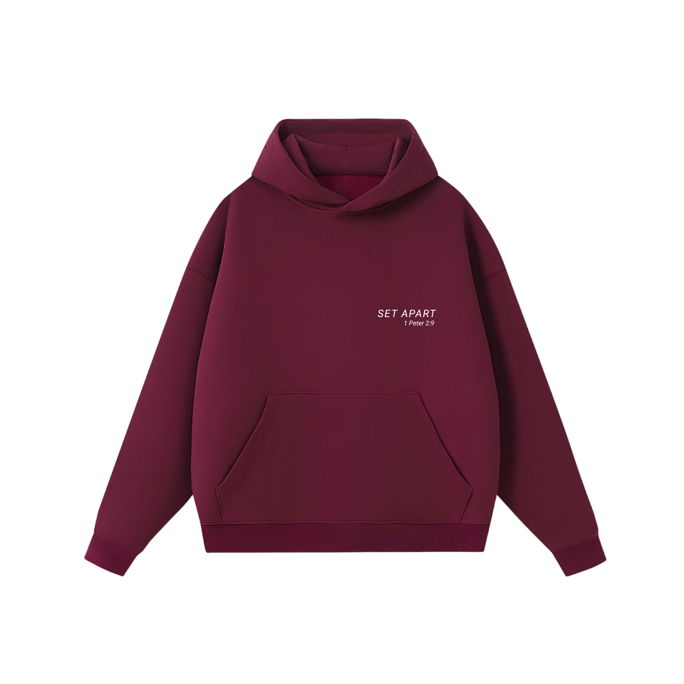 BLACK CHERRY HEAVY BLEND SET APART HOODIE
